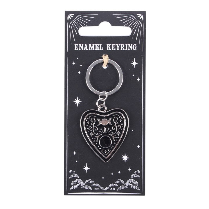 Black Planchette Keyring N/A