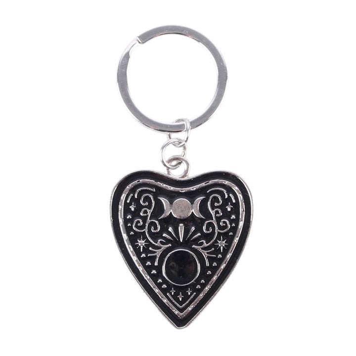 Black Planchette Keyring N/A