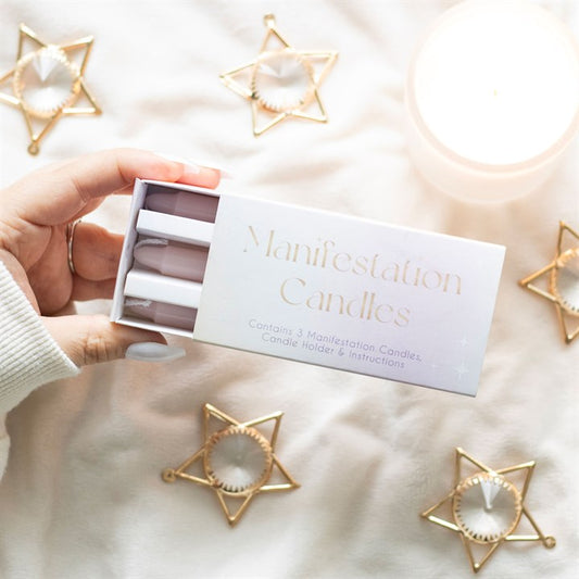 3 Manifestation Spell Candles in a Box N/A