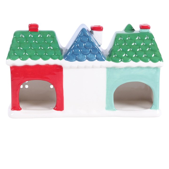 Christmas Street Tealight and Incense Cone Holder N/A