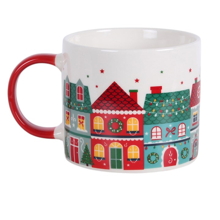 Christmas Street Print Mug N/A