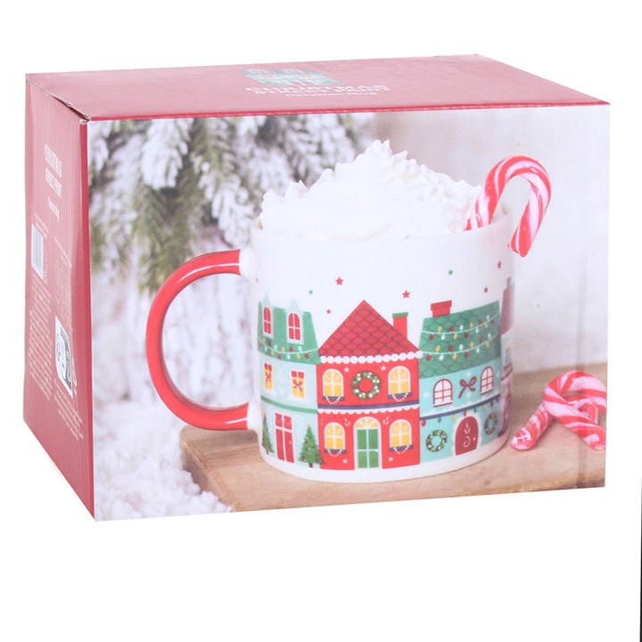 Christmas Street Print Mug N/A