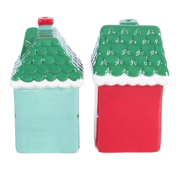 Christmas House Salt and Pepper Shakers N/A