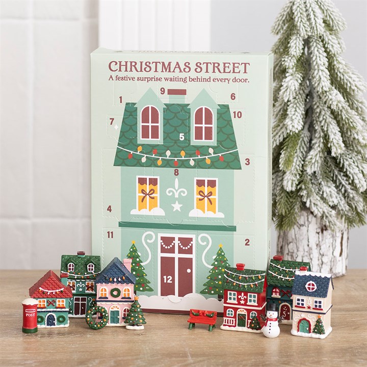 12 day Christmas street scene advent calendar