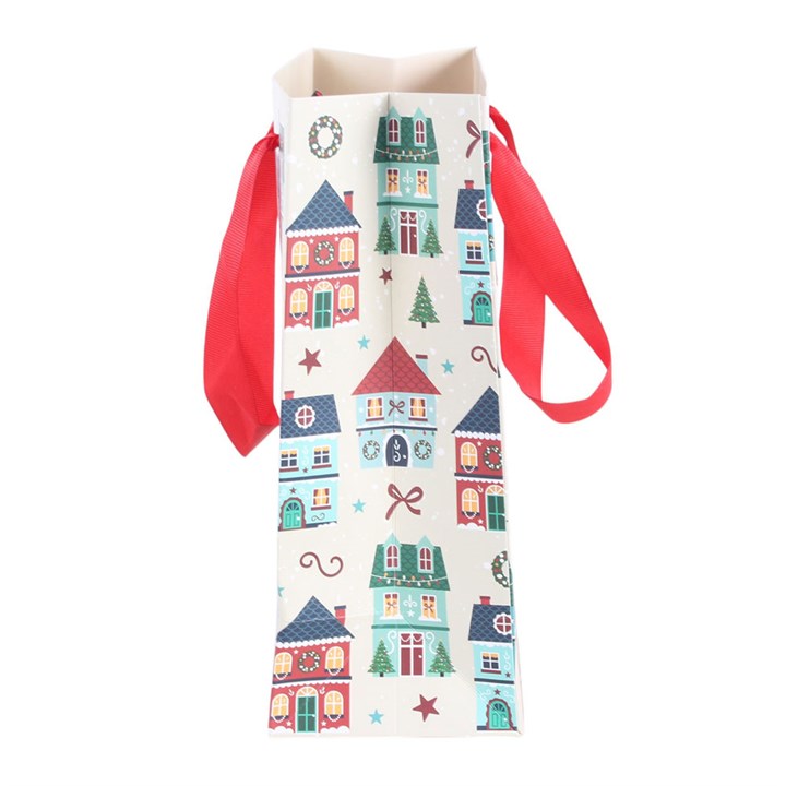 Christmas Street Print Gift Bag N/A
