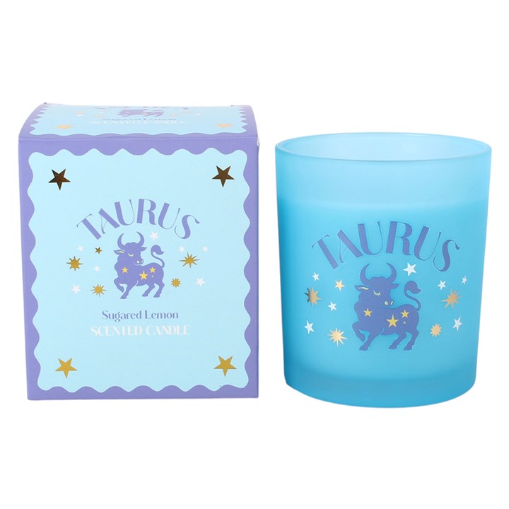 Zodiac Zest Taurus Sugared Lemon Candle N/A