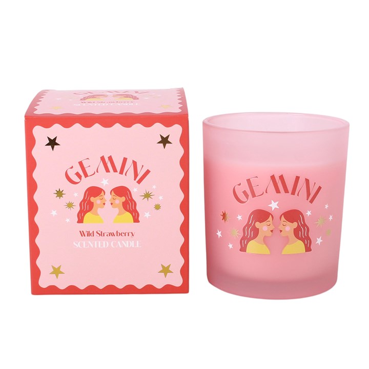 Zodiac Zest Gemini Wild Strawberry Candle N/A