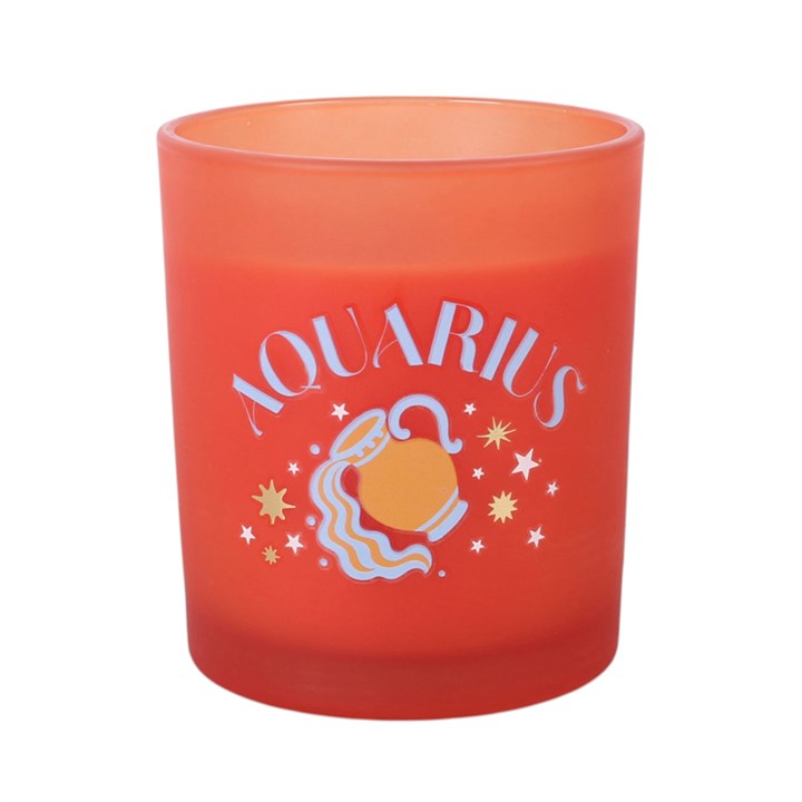 Zodiac Zest Aquarius Blood Orange Candle N/A