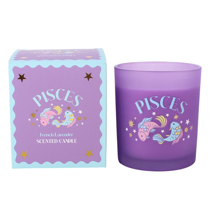 Zodiac Zest Pisces French Lavender Candle N/A