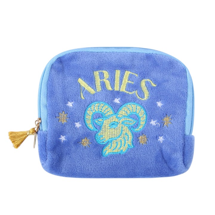 Zodiac Zest Aries Velvet Pouch N/A