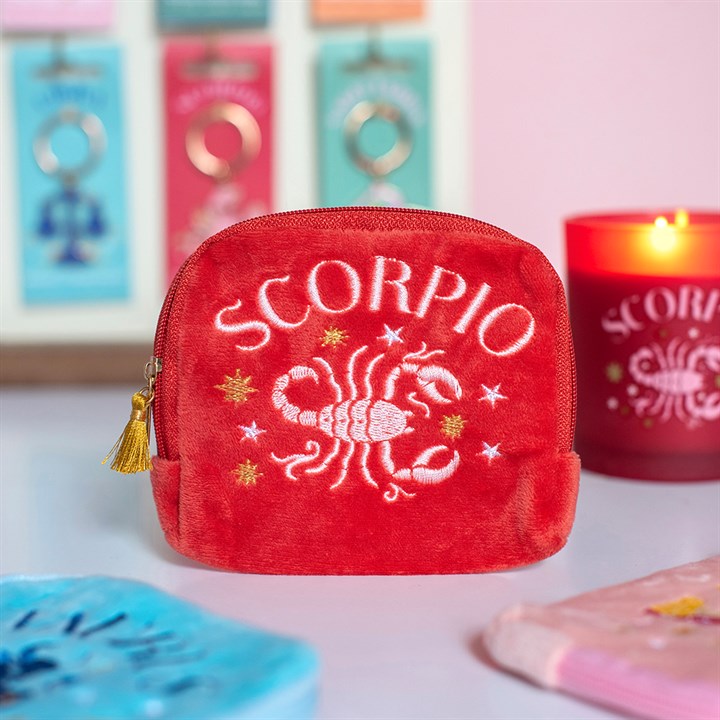 Zodiac Zest Scorpio Velvet Pouch N/A