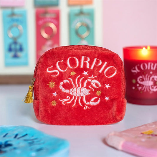 Zodiac Zest Scorpio Velvet Pouch N/A