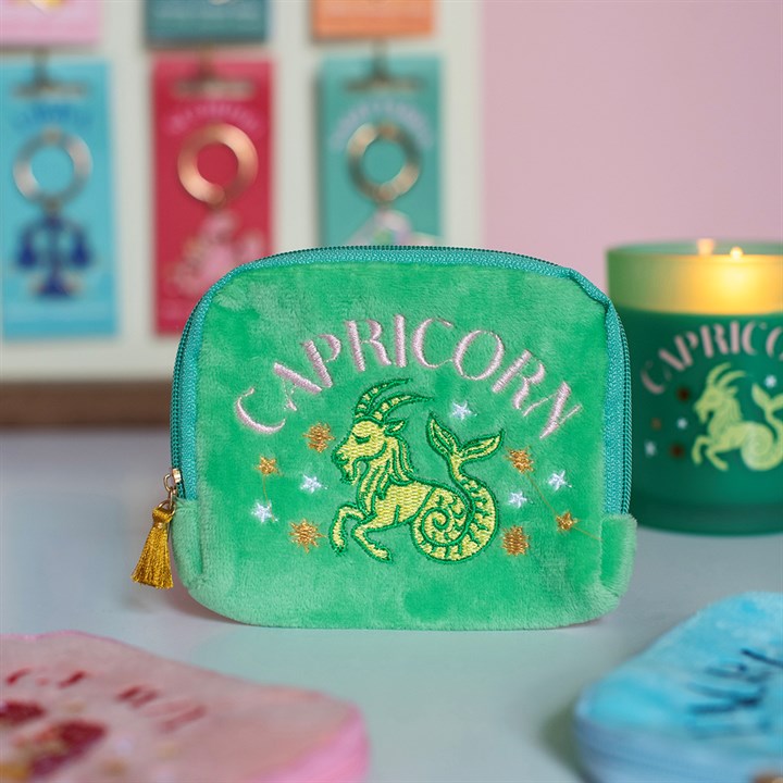 Zodiac Zest Capricorn Velvet Pouch N/A