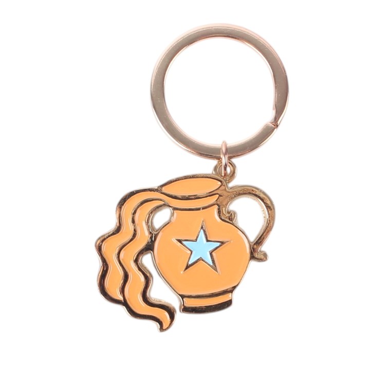 Zodiac Zest Aquarius Keyring N/A