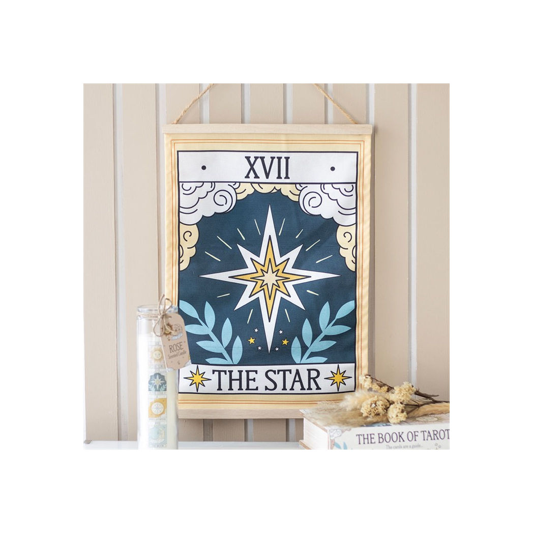 The Star Vintage Tarot Wall Hanging N/A