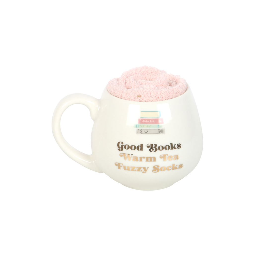 Good Books Mug and Socks Set N/A