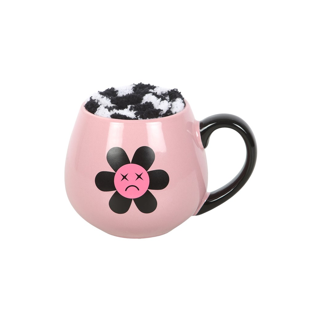 Sad Flower Mug and Socks Set N/A