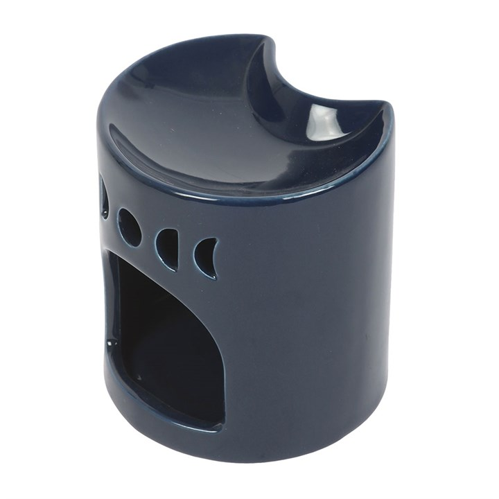 Blue Crescent Moon Oil Burner N/A