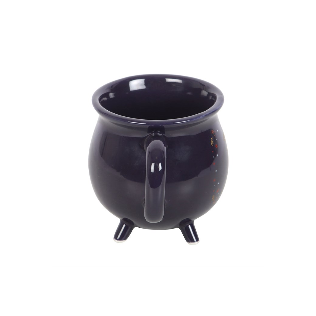 Celestial cauldron shaped mug for tea or coffee