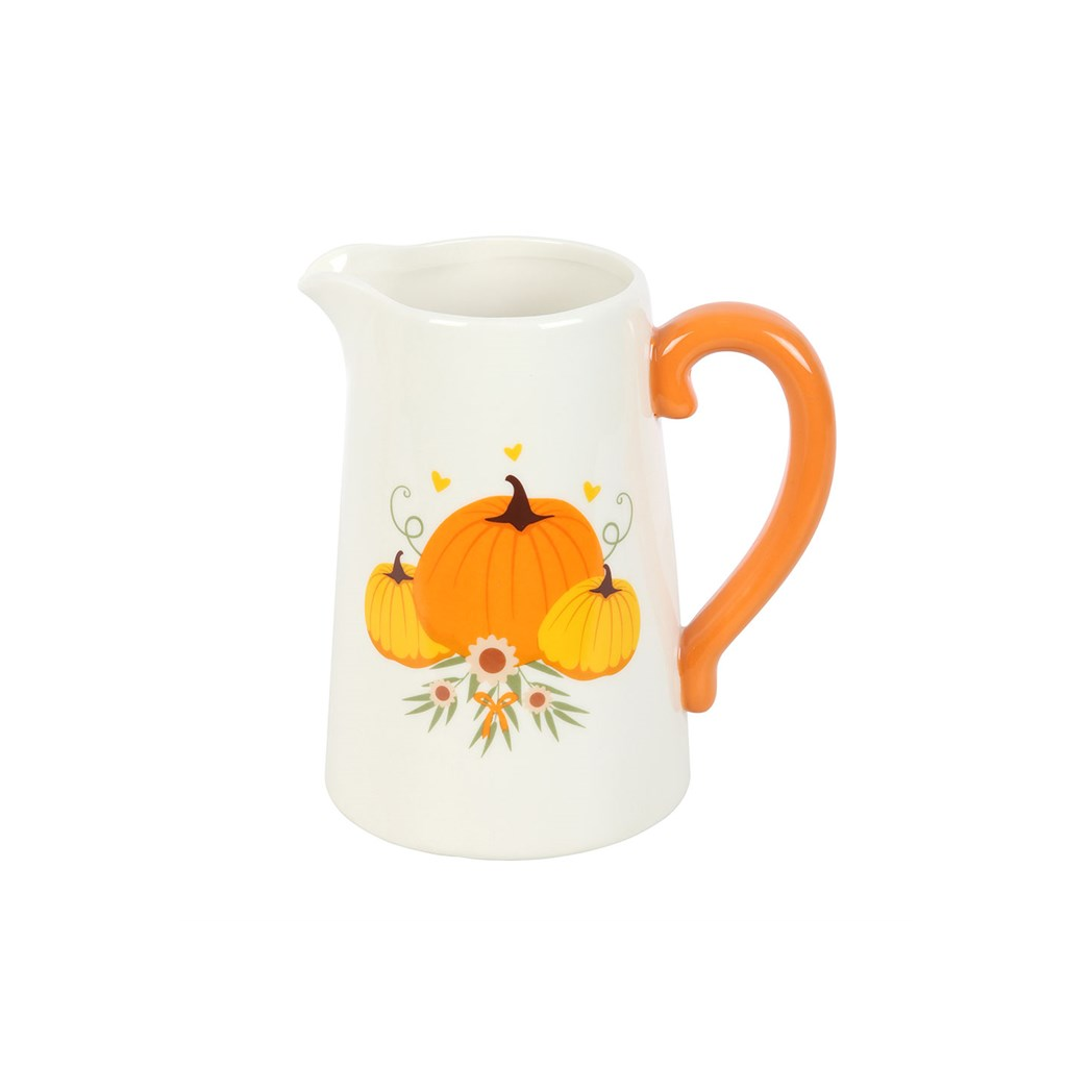 Autumn Pumpkin Ceramic Flower Jug N/A