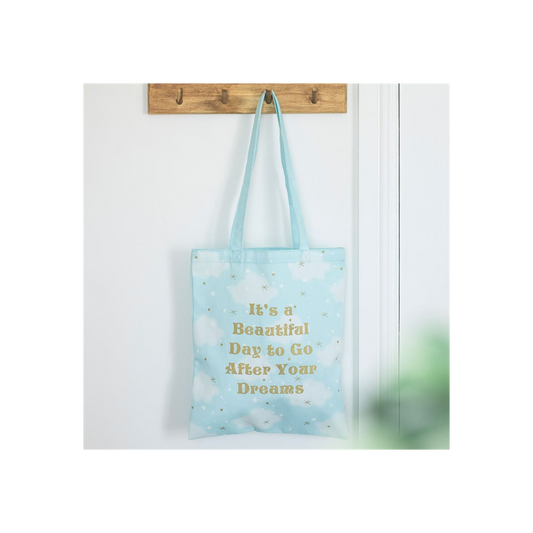 Cloud Print Tote Bag