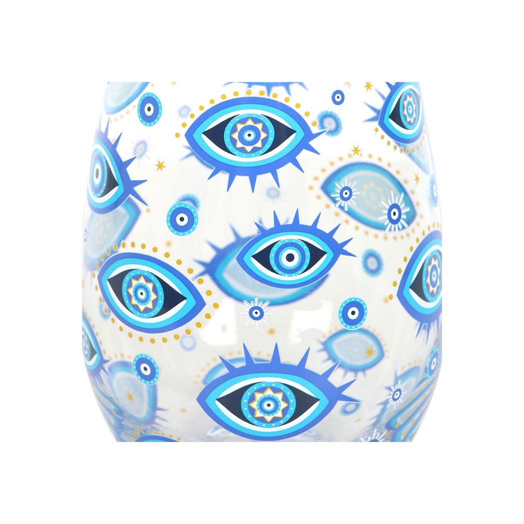 All Seeing Eye Print Stemless Glass N/A