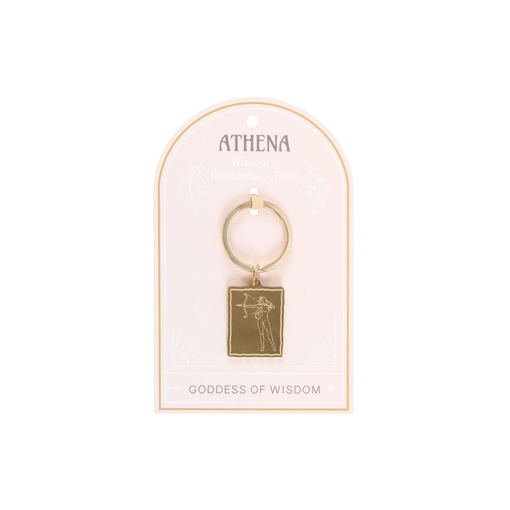 Athena Goddess Talisman Keyring N/A