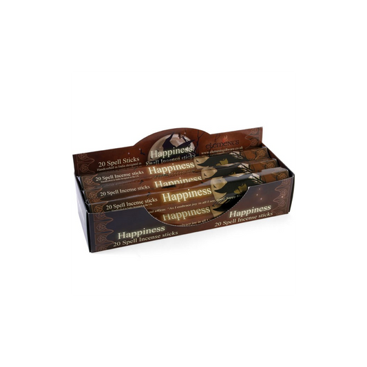 Set of 6 Packets of Happiness Spell Incense Sticks by Lisa Parker N/A