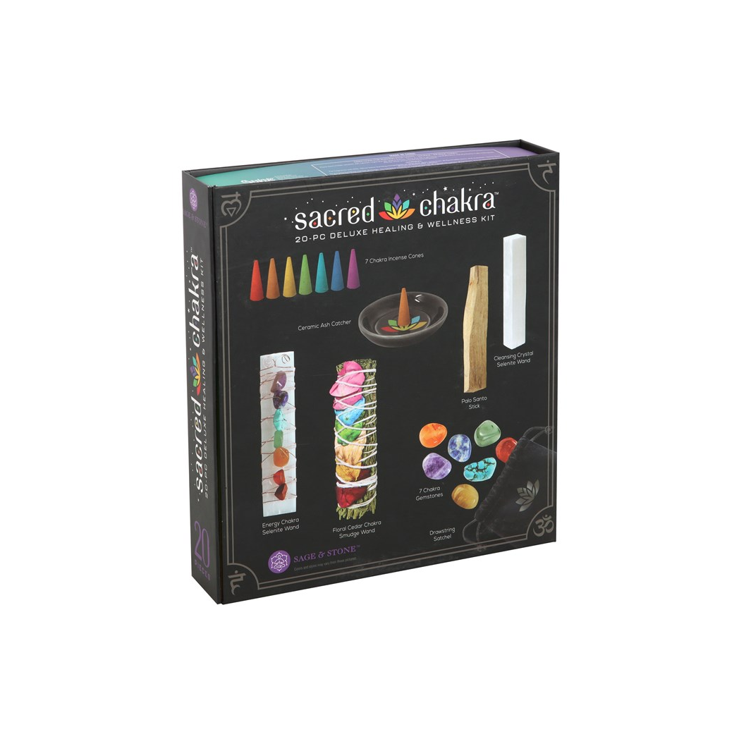 Sacred Chakra Deluxe Healing and Wellness Kit N/A