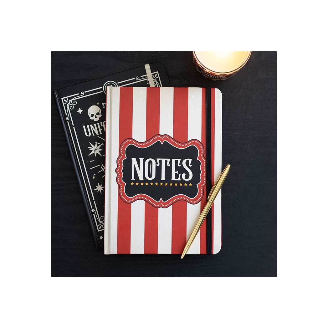 Red Circus Stripe A5 Notebook N/A