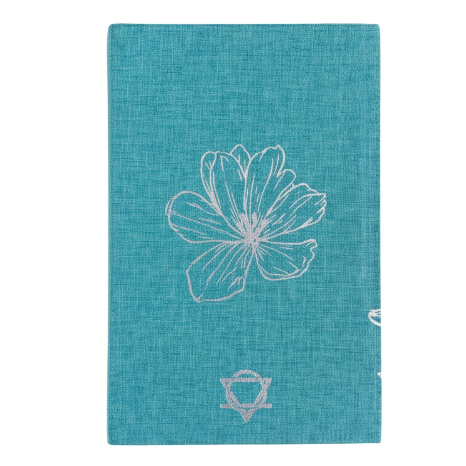 Blue Gratitude Journal with Silver Lining - 120 pages - I am Thankful For AW Dropship UK