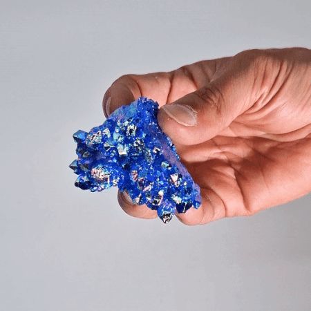 Med Enhanced Quartz - Aura Aqua Halo Quartz AW Dropship UK