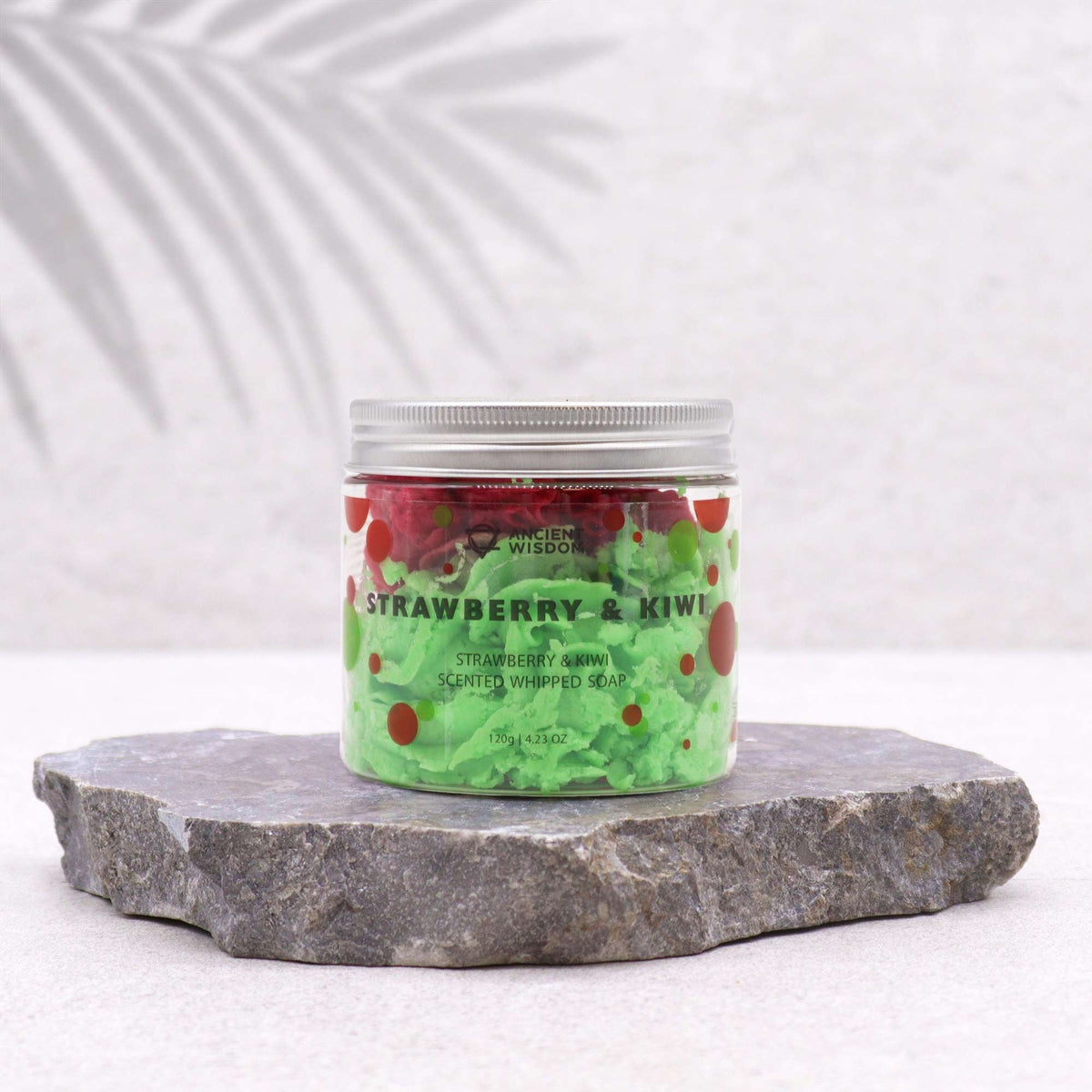 Strawberry and Kiwi Whipped Soap 120g