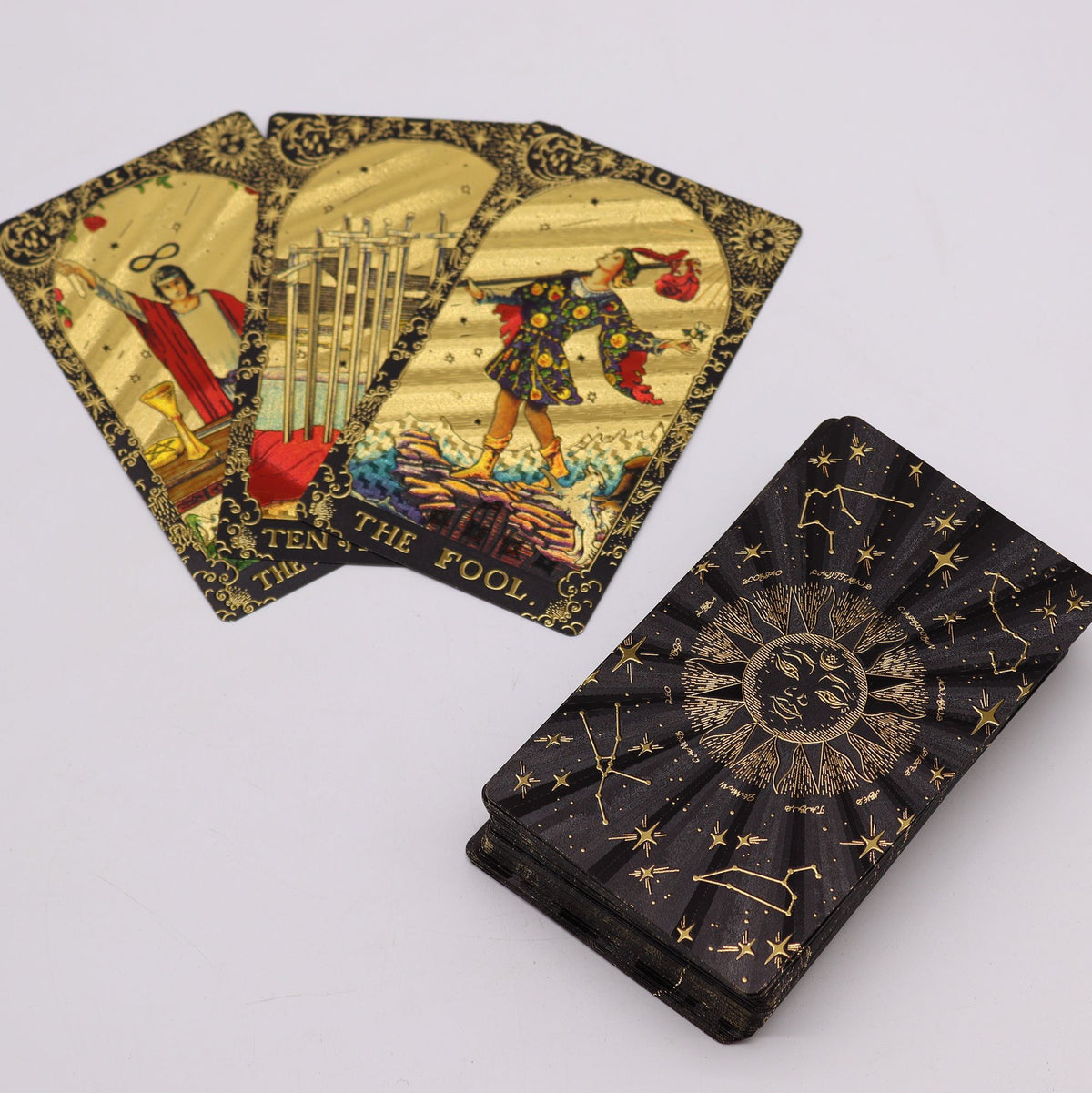 Gold Foil Tarot - Let the Magic Begin - Gift Box AW Dropship UK