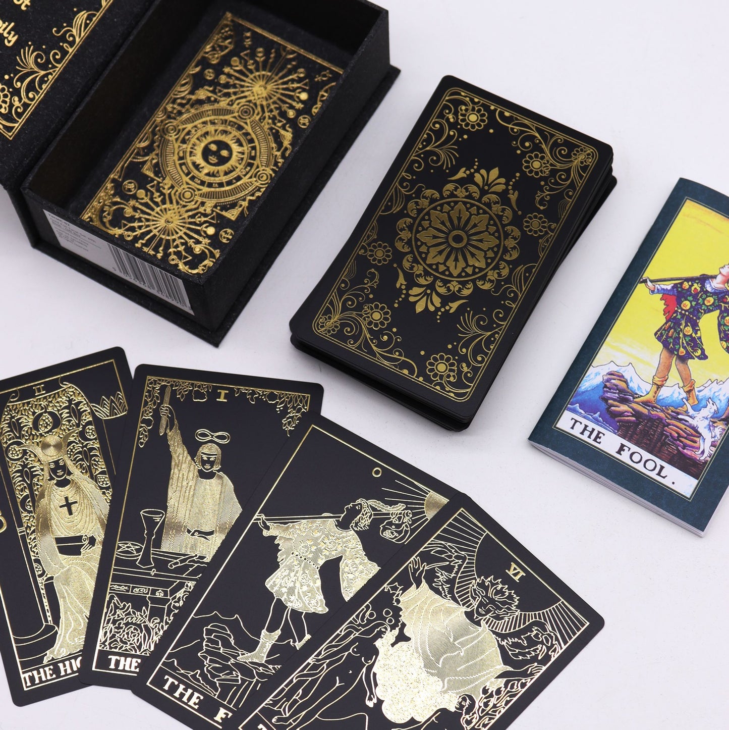 Gold Foil Tarot Set with Book - Gift Box AW Dropship UK