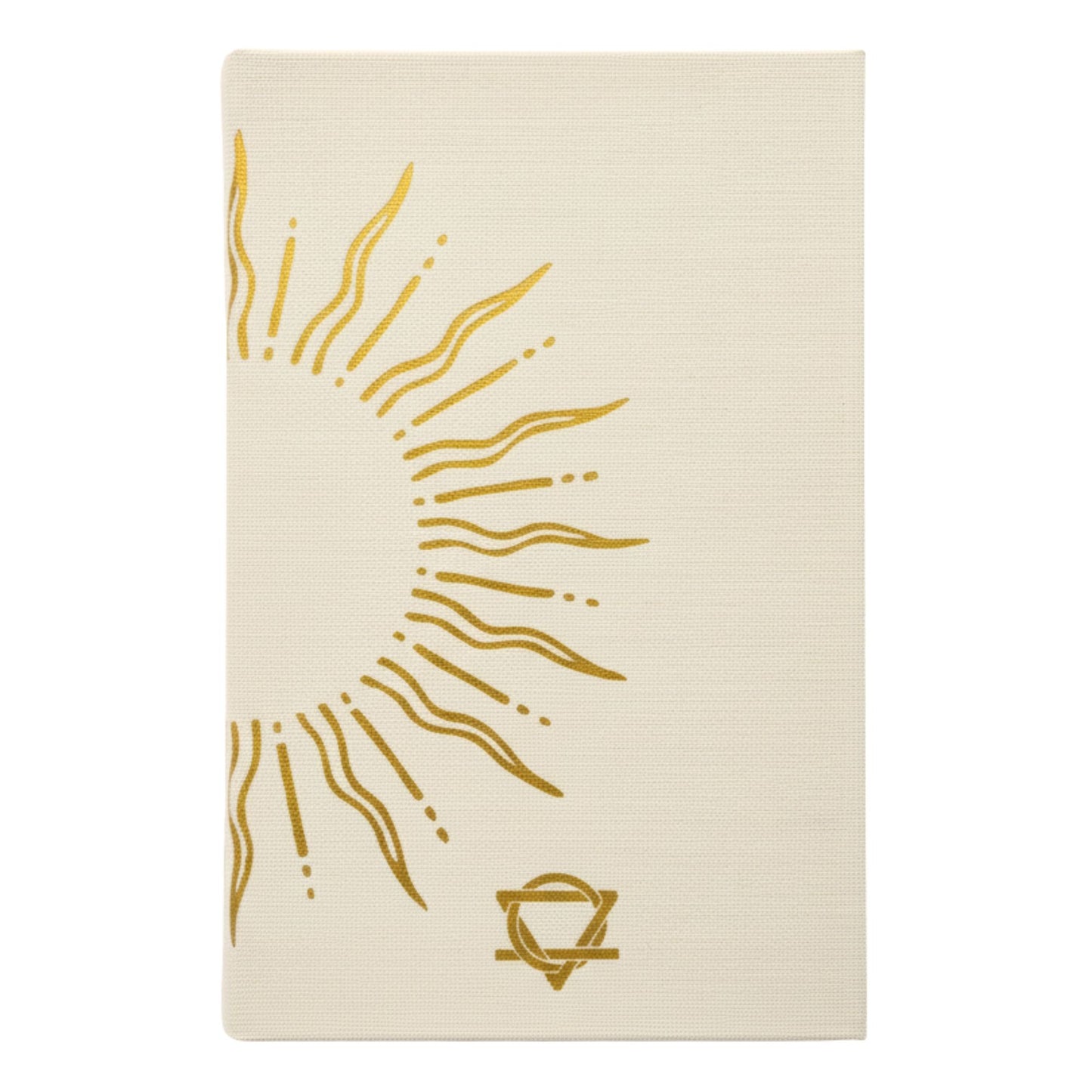 Ivory Gratitude Journal with Gold Lining - 120 pages - My Days are Full of Sun AW Dropship UK