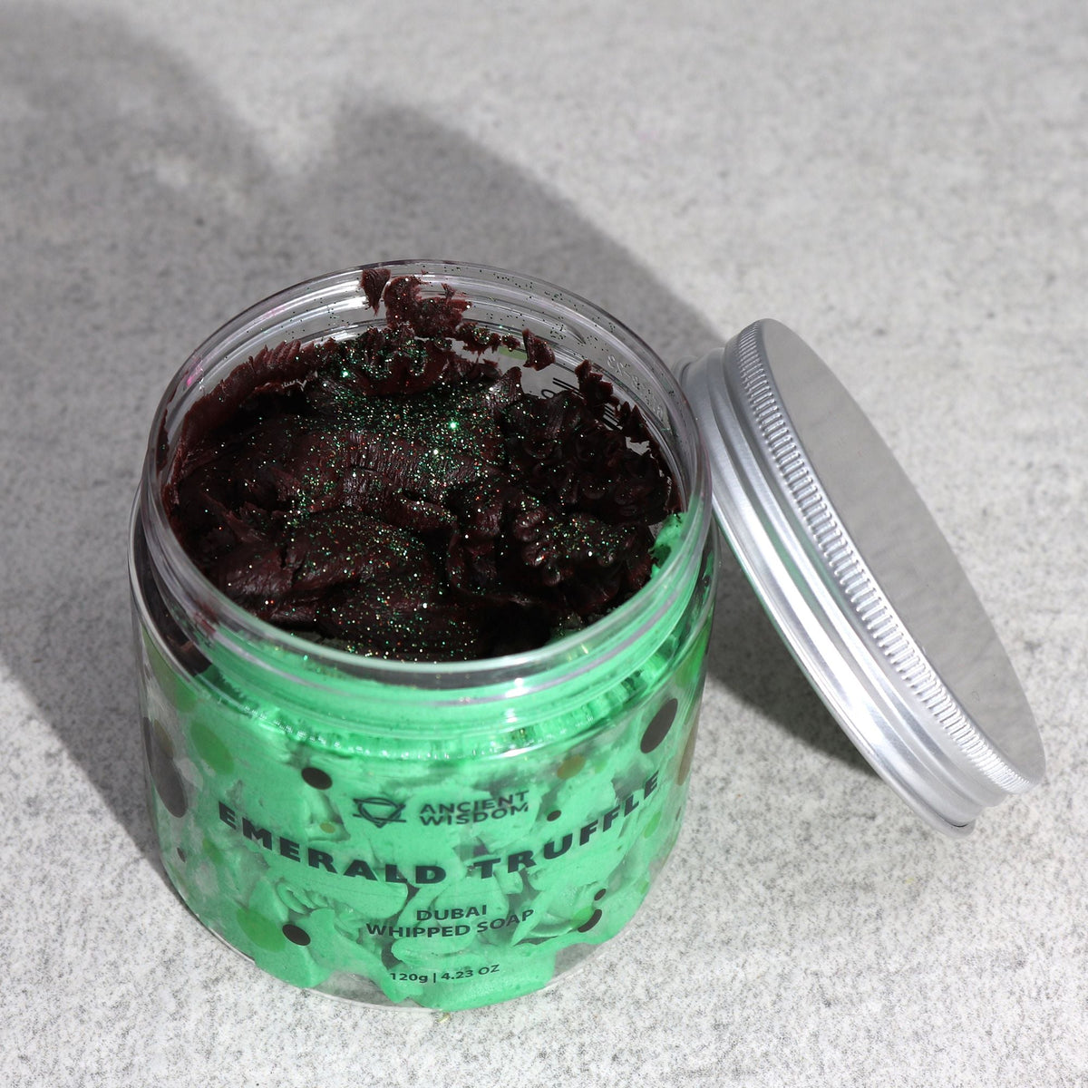 Emerald Truffle luxury whipped soap