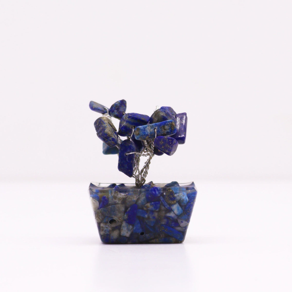 Mini Gemstone Tree On Orgonite Base - Sodalite (15 stones) AW Dropship UK