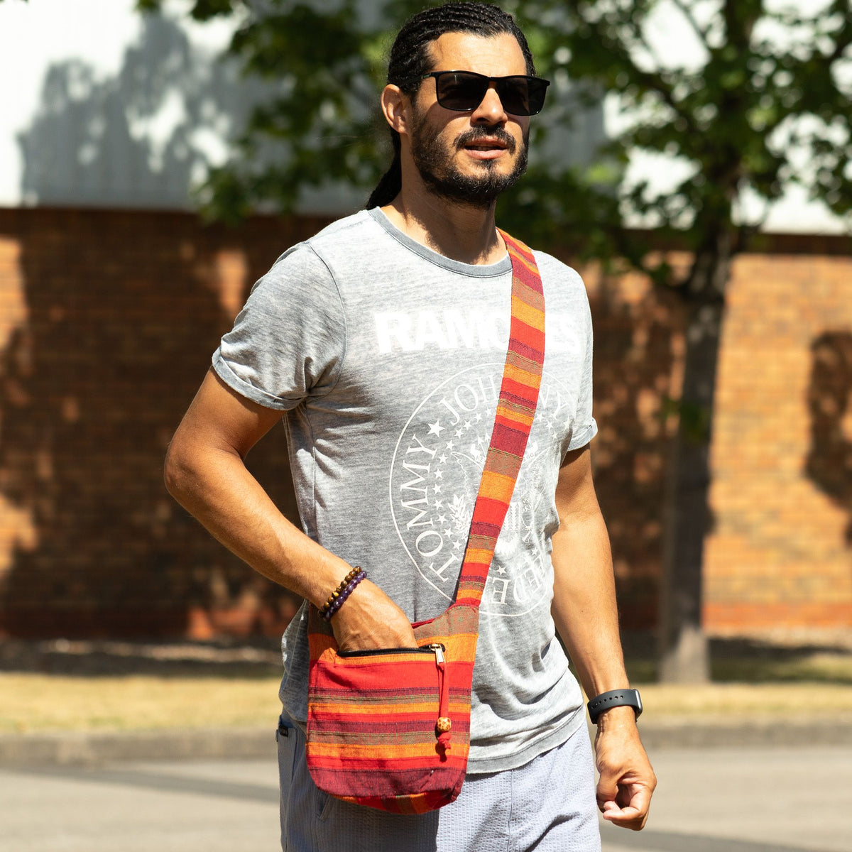 Nepal Sling Bag - Sunrise Orange AW Dropship UK