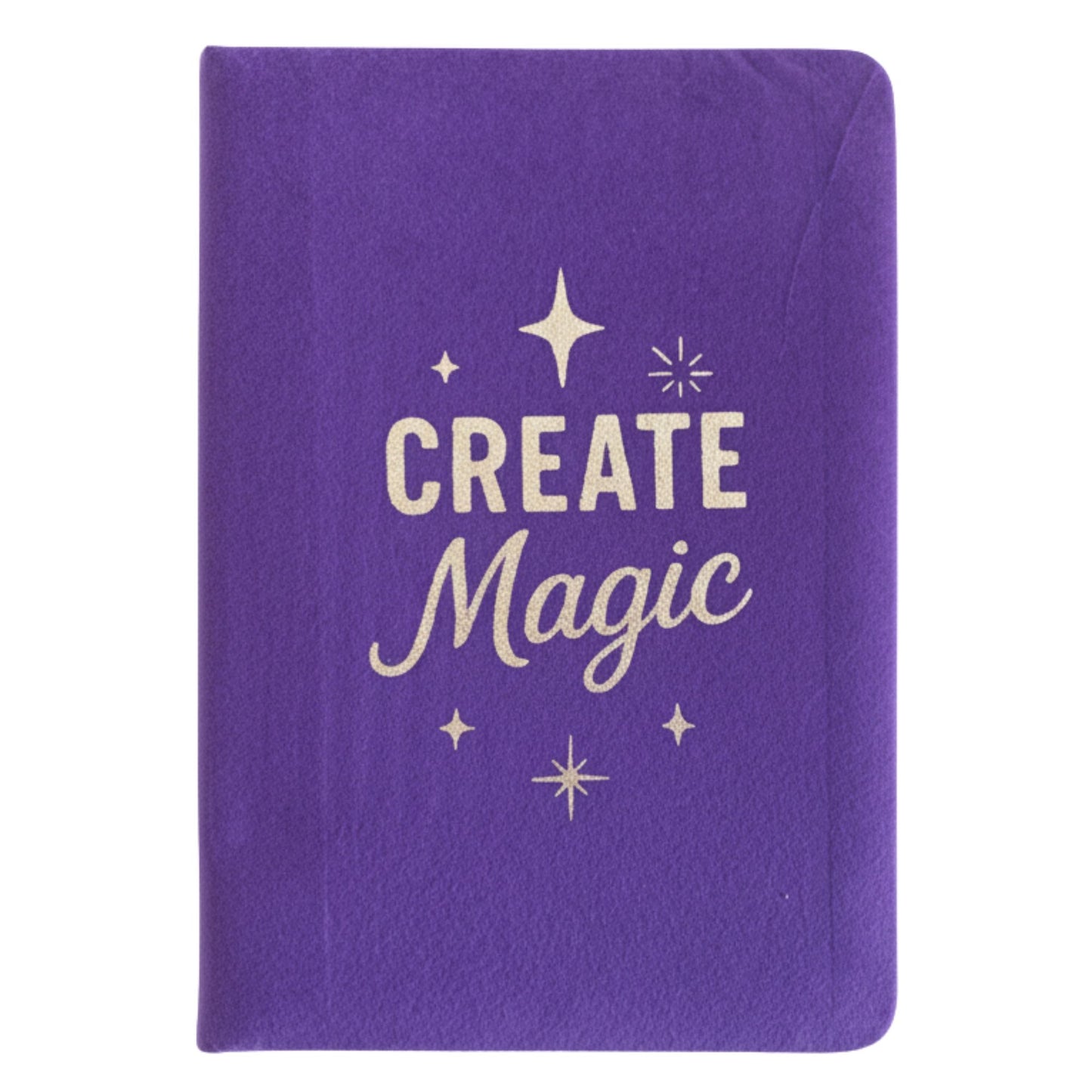 Purple Velvet Notebook - 80 pages - Create Magic AW Dropship UK