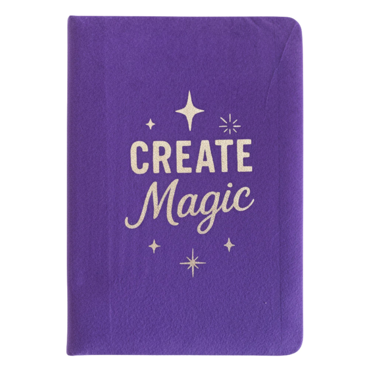 Purple Velvet Notebook - 80 pages - Create Magic AW Dropship UK