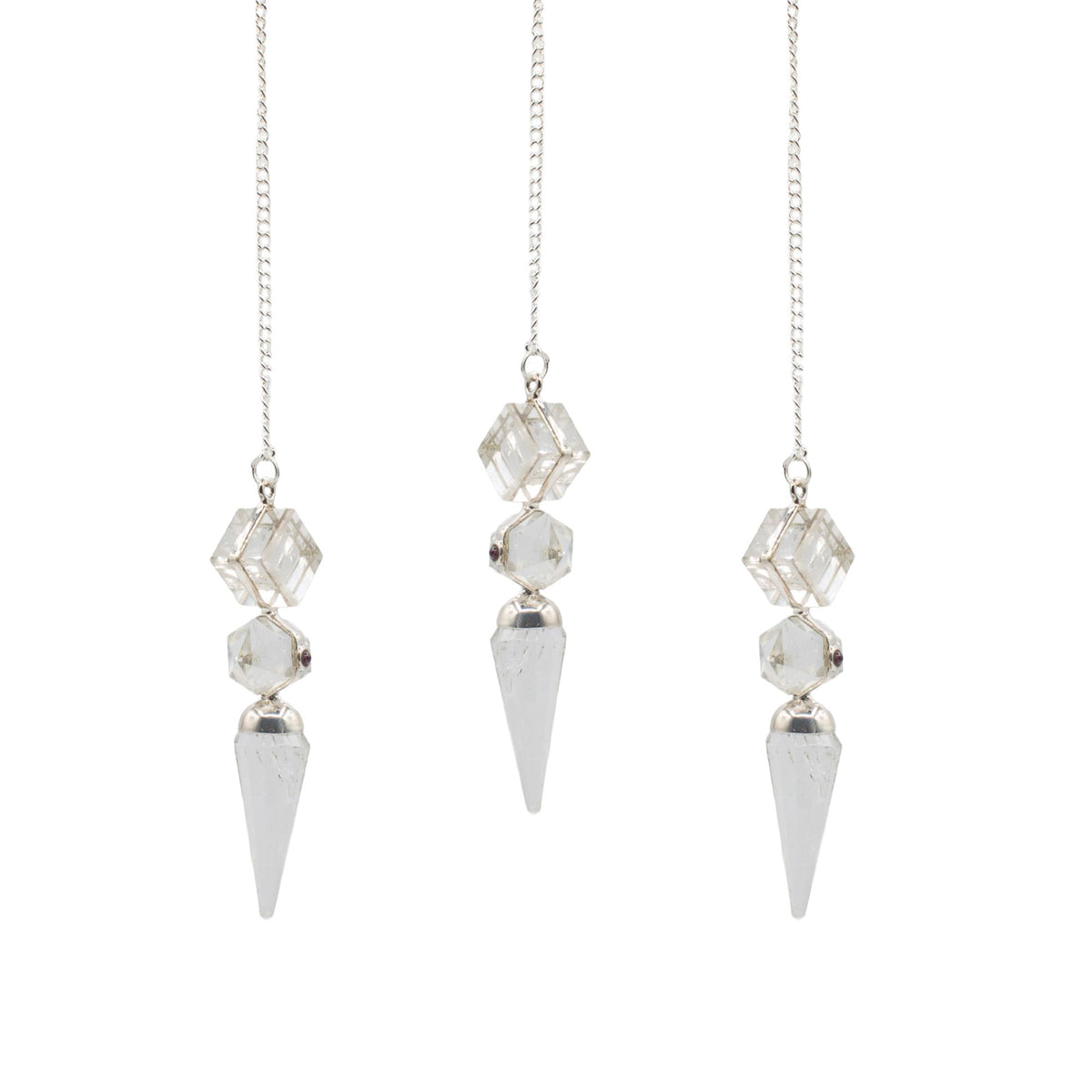 The Architect of Clarity - Three Piece Pendulum - Crystal Quartz AW Dropship UK