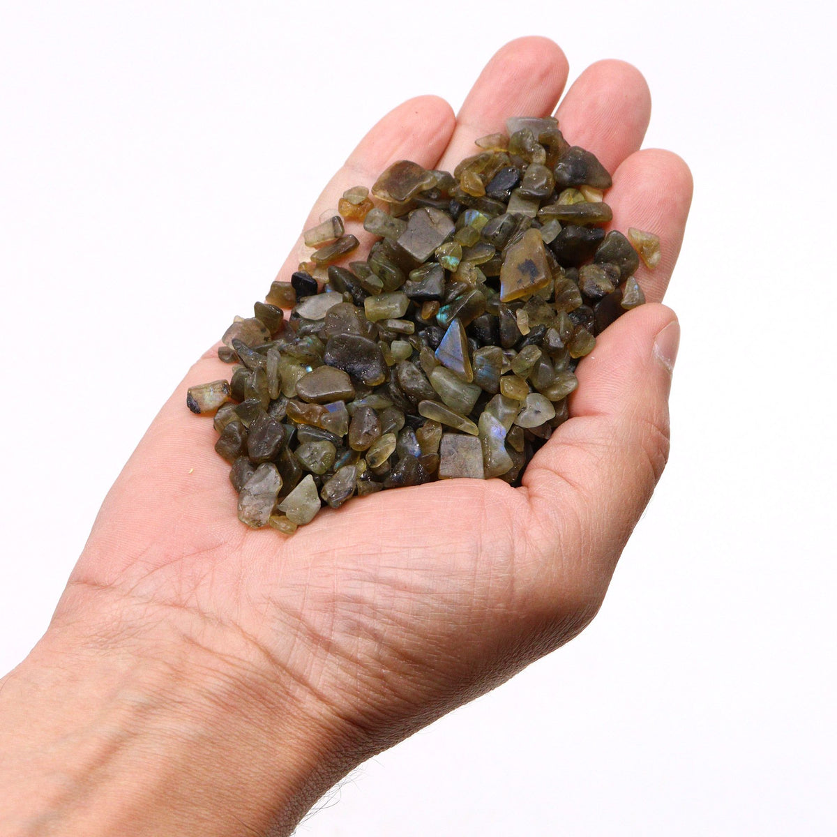 Labradorite Chips Gemstone Chips Bulk - 1KG AW Dropship UK