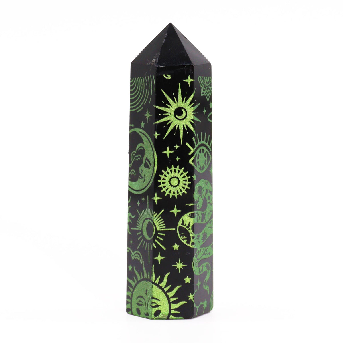 Black Obsidian Point - Mystic Story - Forest Green AW Dropship UK