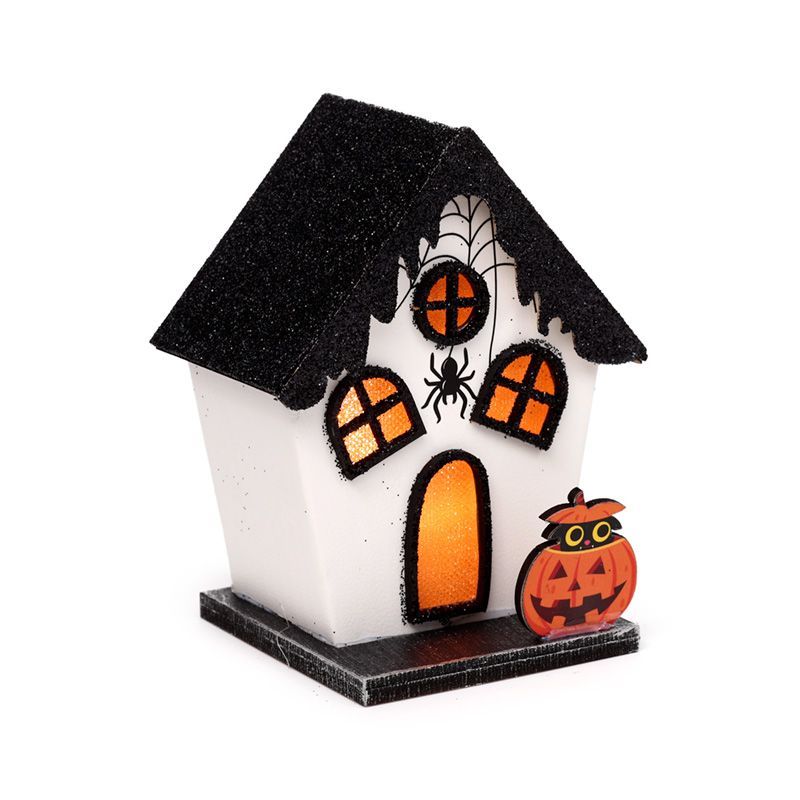 Spooky Spider House Halloween LED Decoration AW Dropship UK