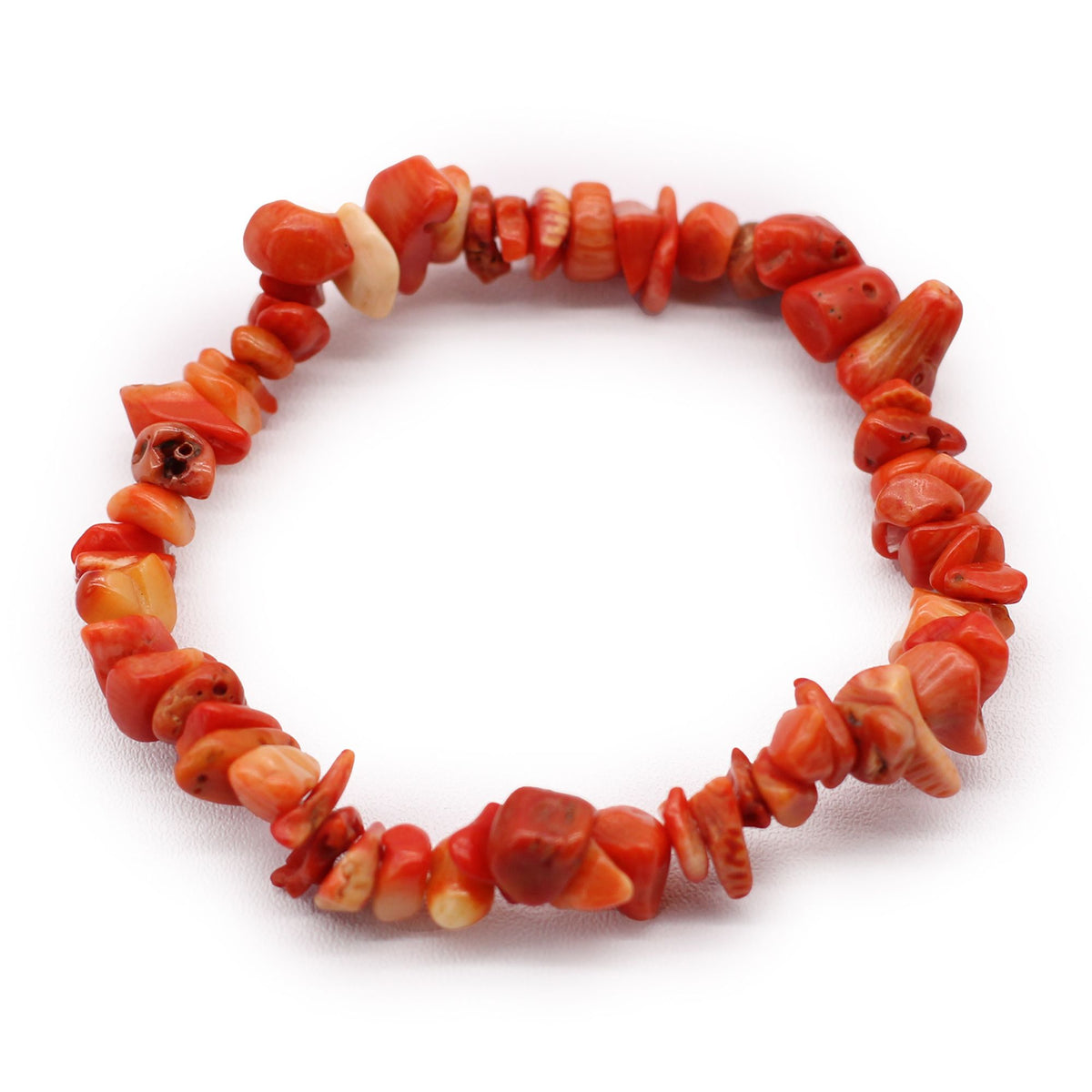 Chipstone Bracelet - Orange Jasper Stone AW Dropship UK