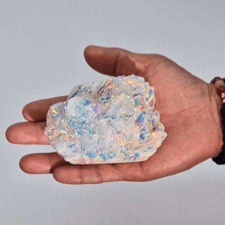Lrg Enhanced Quartz - Aura Angel Quartz AW Dropship UK
