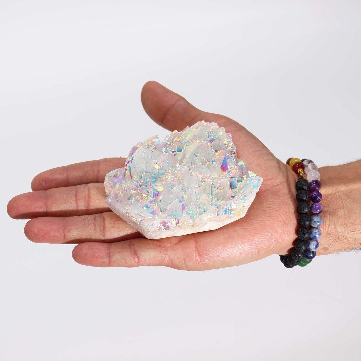 Lrg Enhanced Quartz - Aura Angel Quartz AW Dropship UK