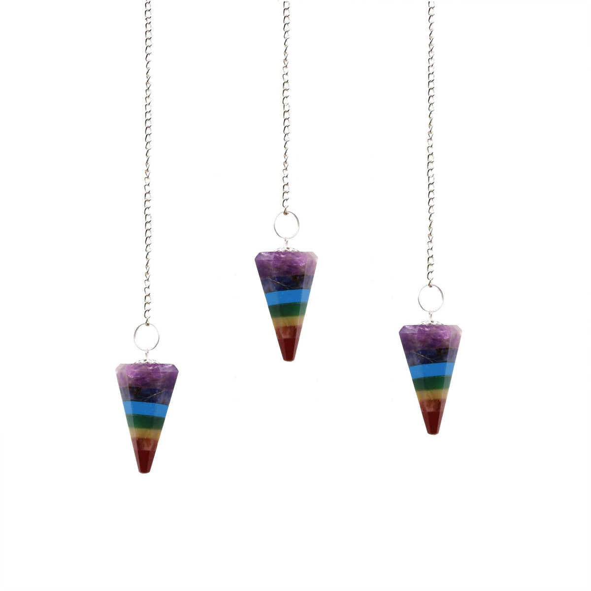 Pendulum - 7 Slice Chakra Style AW Dropship UK