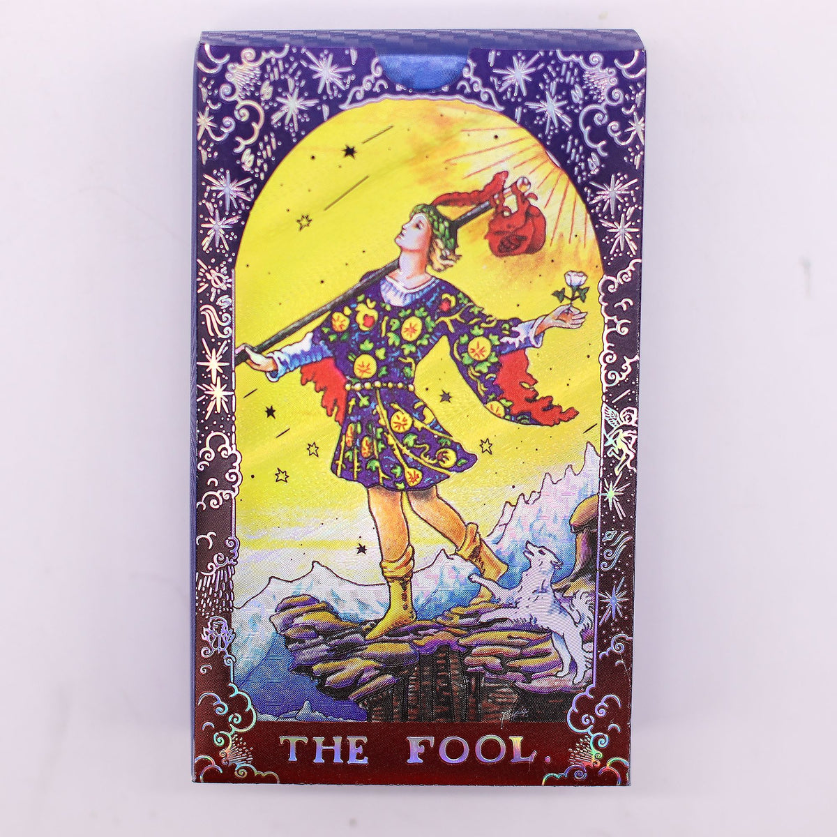 Blue Foil Tarot Card Set - Mandala - with booklet AW Dropship UK